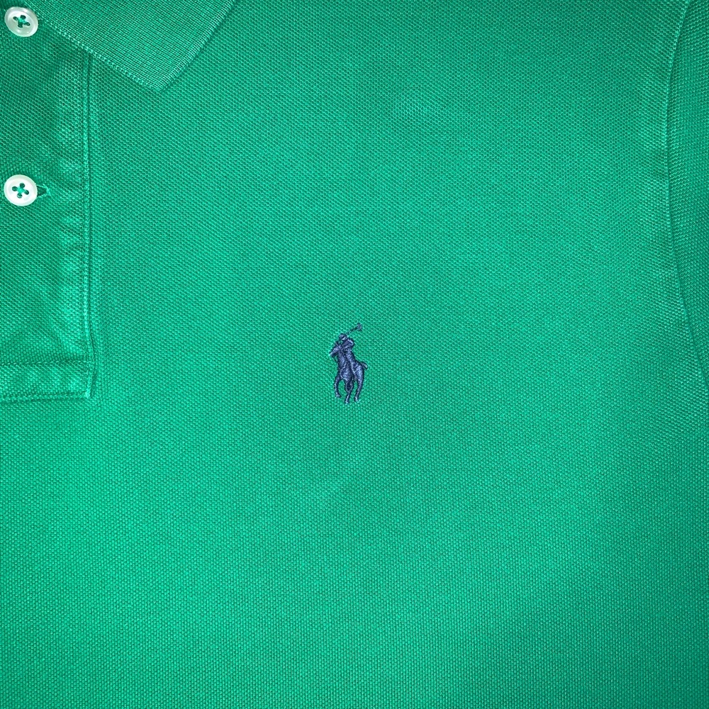 Men’s Polo by Ralph Lauren Shirt Green Size LARGE - Picture 6 of 9